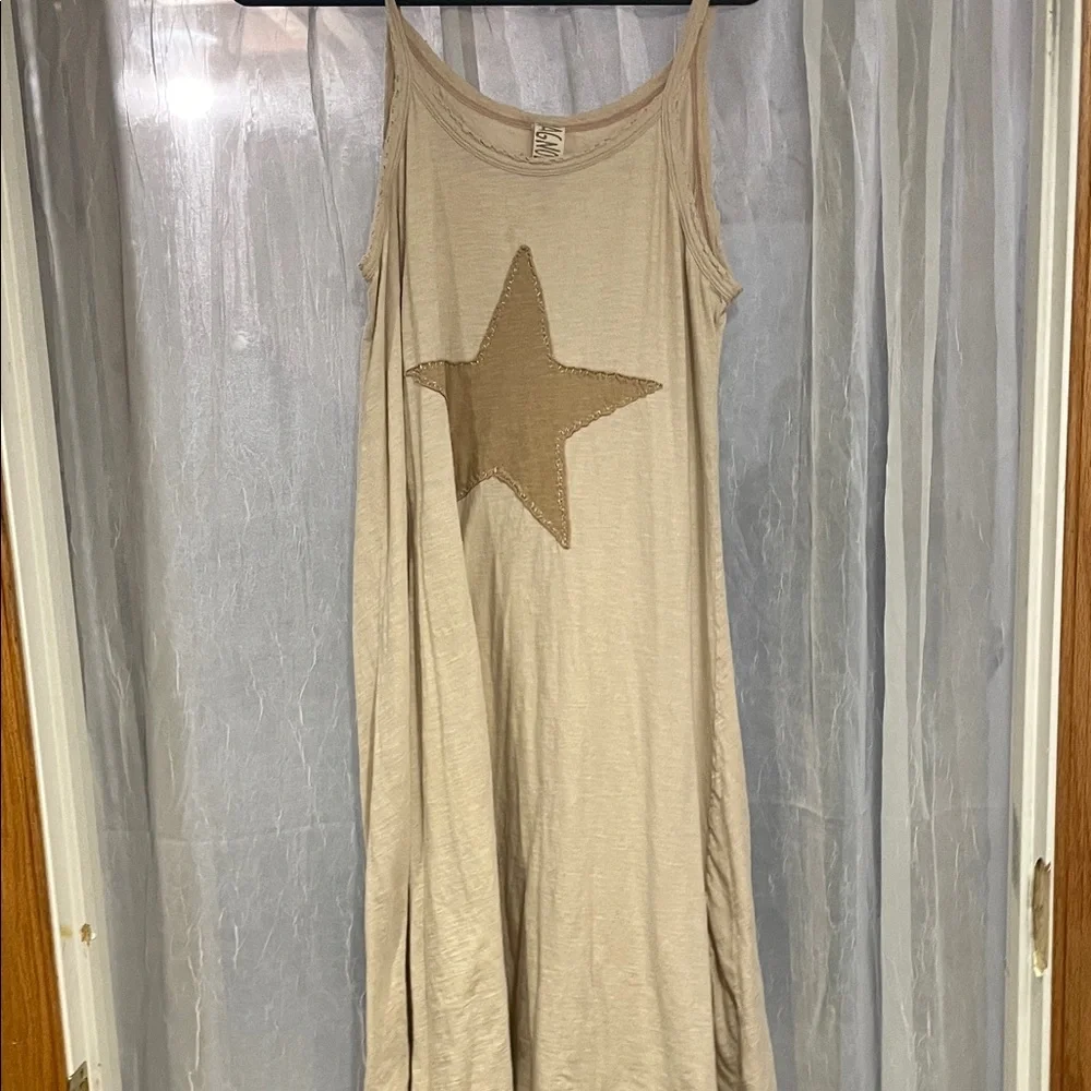 Magnolia Pearl Pink Tank Dress with Star Accent - Picture 1 of 7